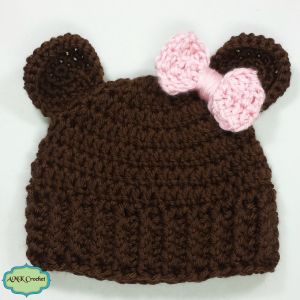BabyGirlBearHat